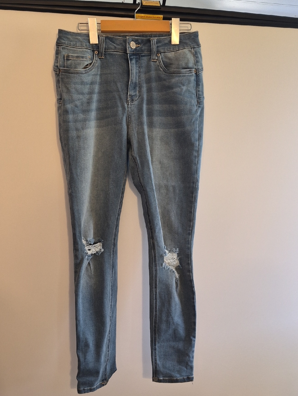 Classic Midwash Distressed Women’s Jeans